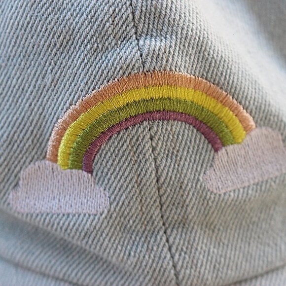 New - David and Young Embroidered Raiinbow Dad Cap - Picture 6 of 6